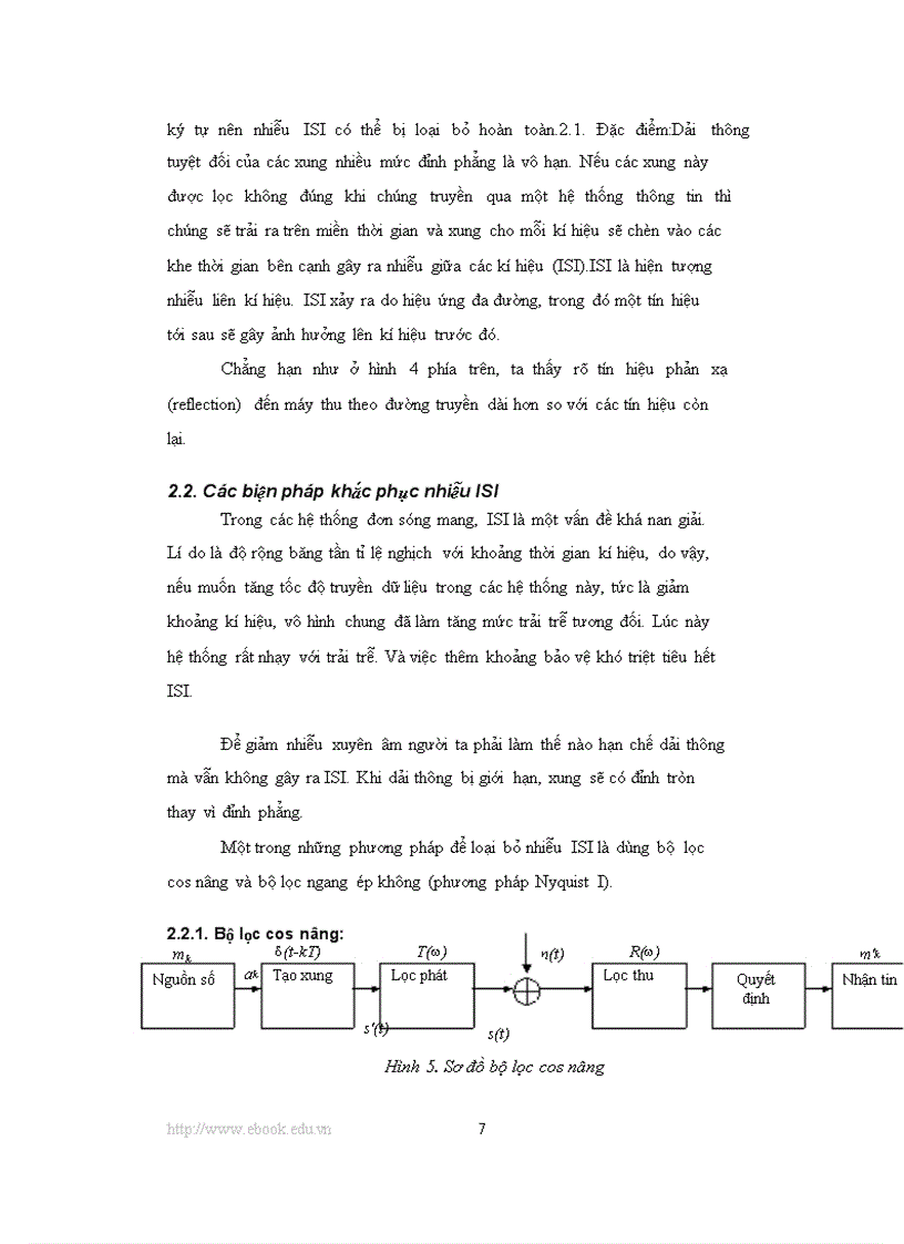 image for page Bài tiểu luận lý thuyết về 05 loại nhiễu trong thông tin di động