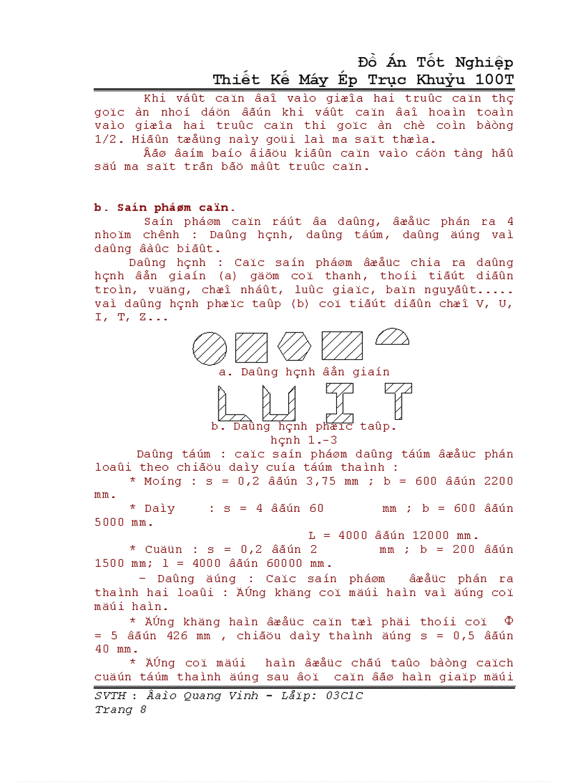 image for page Thiết Kế Máy Ép Trục Khuỷu 100T