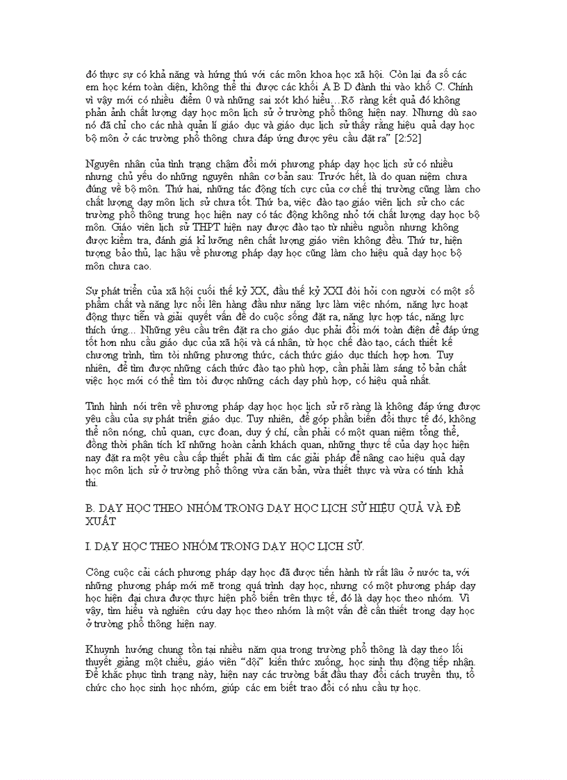 image for page Dạy học theo nhóm trong dạy học lịch sử hiệu quả và đề xuất