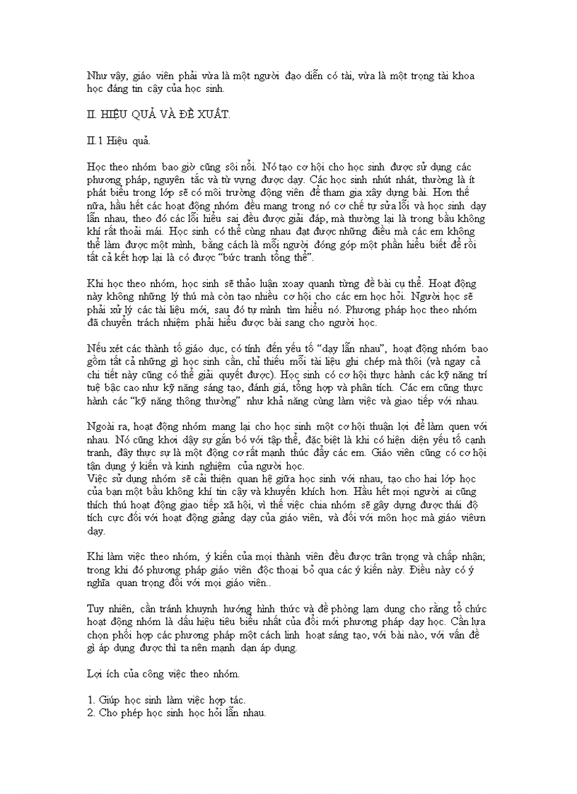 image for page Dạy học theo nhóm trong dạy học lịch sử hiệu quả và đề xuất