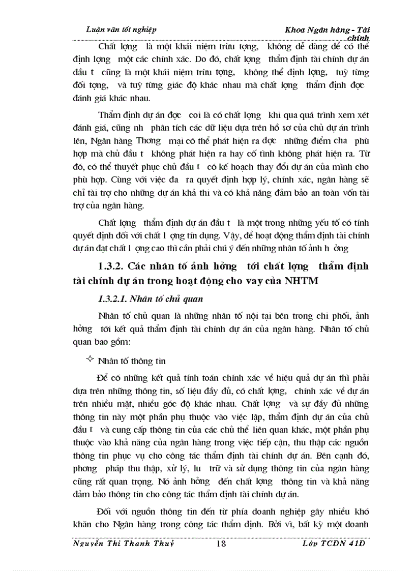 image for page Thẩm định tài chính dự án trong Ngân hàng Thương Mại