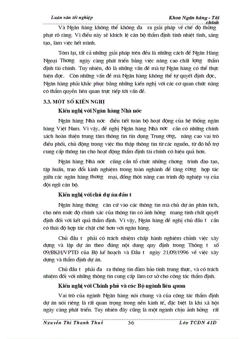 image for page Thẩm định tài chính dự án trong Ngân hàng Thương Mại