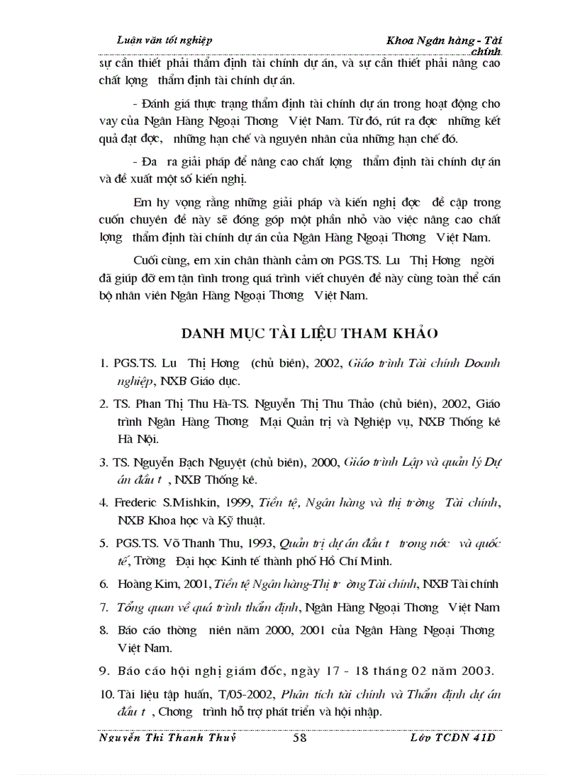 image for page Thẩm định tài chính dự án trong Ngân hàng Thương Mại