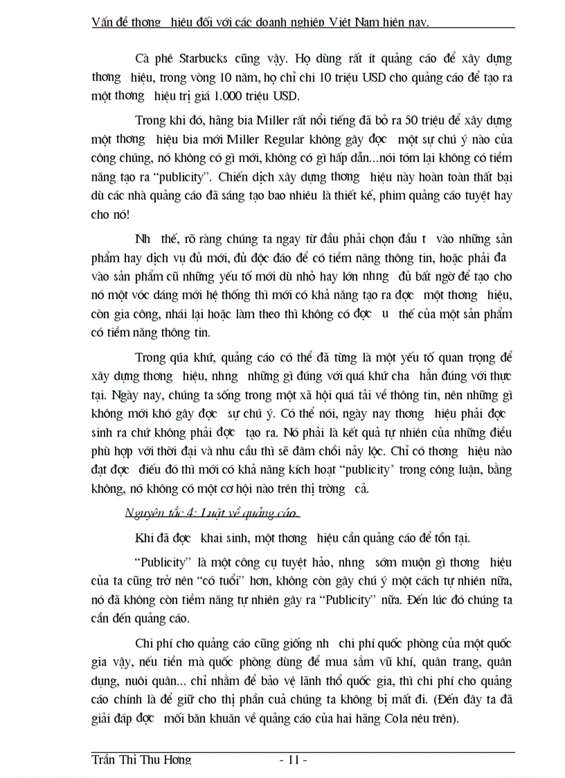 image for page Vấn đề thương hiệu đối với các doanh nghiệp Việt Nam hiện nay