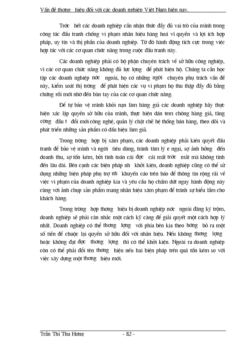 image for page Vấn đề thương hiệu đối với các doanh nghiệp Việt Nam hiện nay