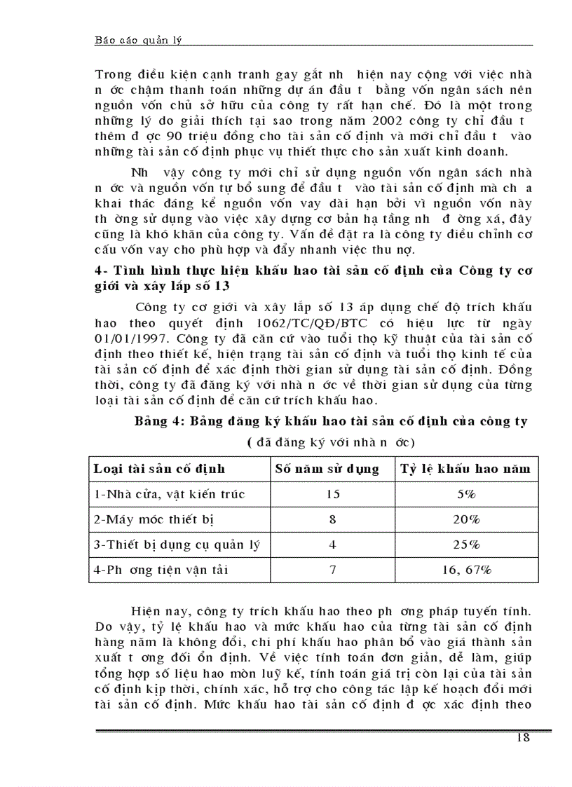 image for page Công tác quản lý vốn cố định tại Công ty cơ giới và xây lắp số 13