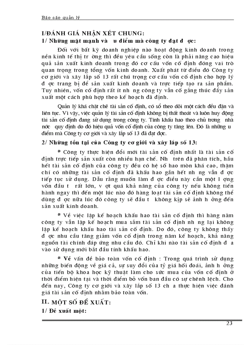 image for page Công tác quản lý vốn cố định tại Công ty cơ giới và xây lắp số 13