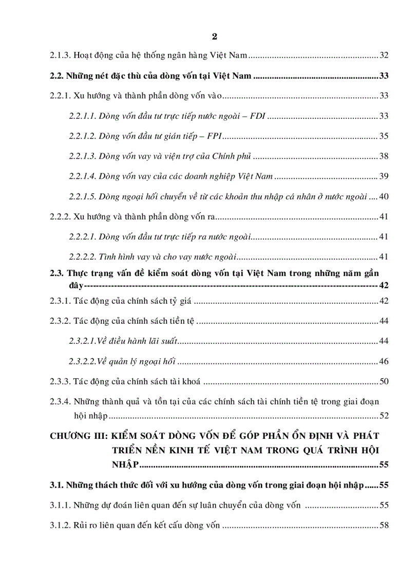 image for page Tác động của dòng vốn và những giải pháp kiểm soát dòng vốn tại Việt Nam trong quá trình hội nhập