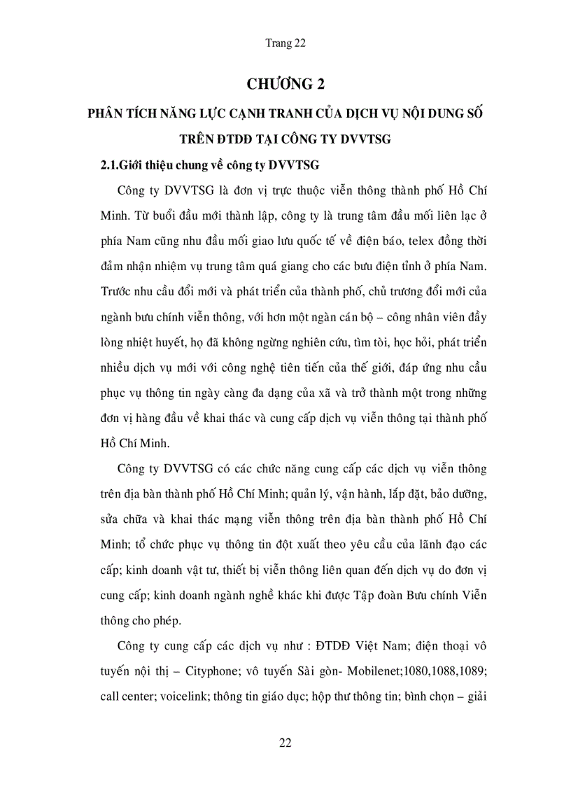 image for page Nâng cao năng lực cạnh tranh cho dịch vụ nội dung số trên điện thoại di động tại Công ty dịch vụ viễn thông Sài Gòn