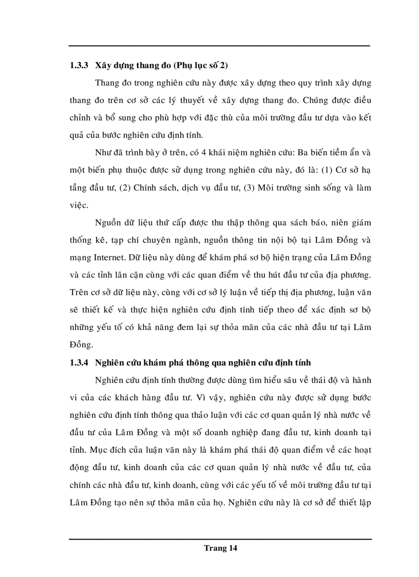 image for page Đánh giá môi trường đầu tư và các giải pháp tiếp thị đầu tư vào tỉnh Lâm Đồng