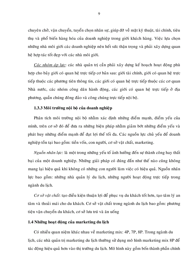 image for page Giải pháp Marketing nhằm phát triển du lịch Thành phố Hồ Chí Minh đến năm 2015