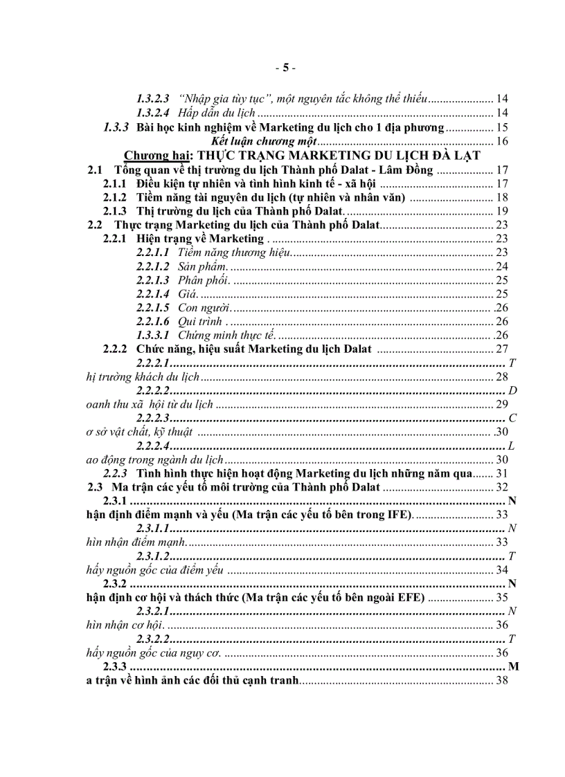 image for page Định hướng chiến lược Marketing du lịch Đà Lạt Lâm Đồng đến năm 2020