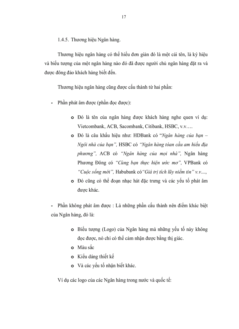 image for page Định hướng xây dựng và phát triển thương hiệu HDBANK thông qua chiến lược Marketing