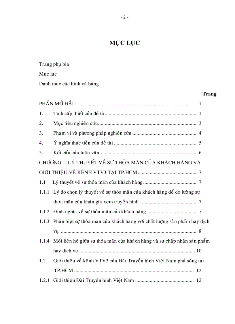 image for page Đo lường sự thỏa mãn của khán giả TP HCM đối với kênh truyền hình VTV3