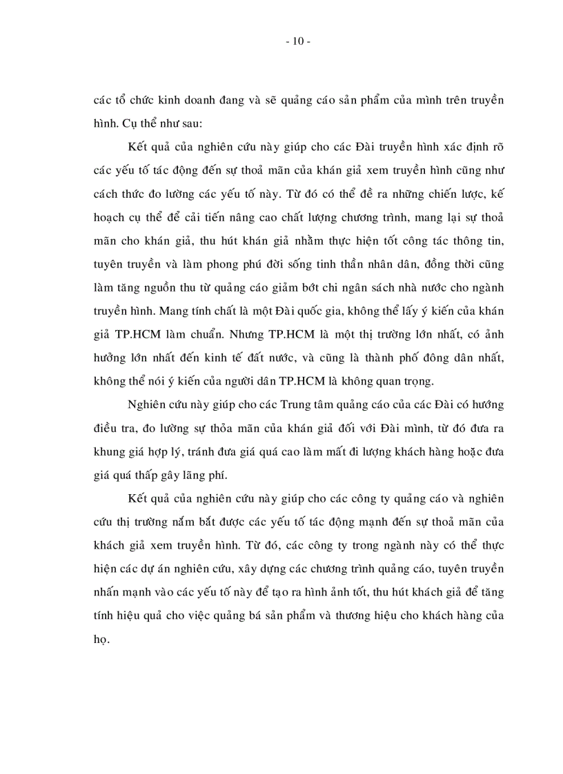 image for page Đo lường sự thỏa mãn của khán giả TP HCM đối với kênh truyền hình VTV3