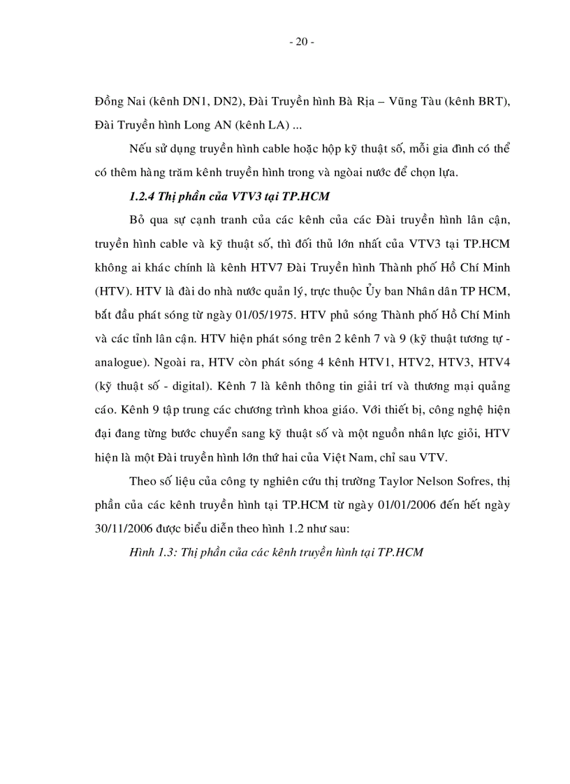 image for page Đo lường sự thỏa mãn của khán giả TP HCM đối với kênh truyền hình VTV3