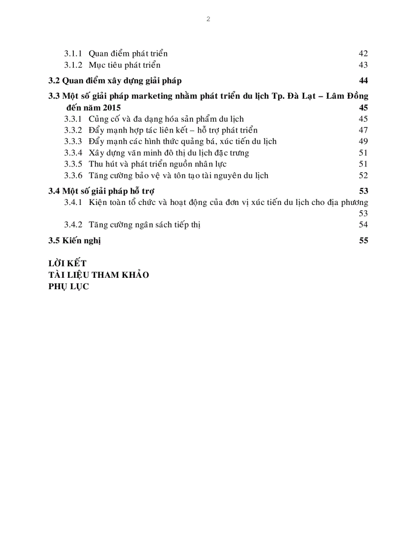 image for page Giải pháp Marketing nhằm phát triển du lịch Đà Lạt Lâm Đồng đến năm 2015