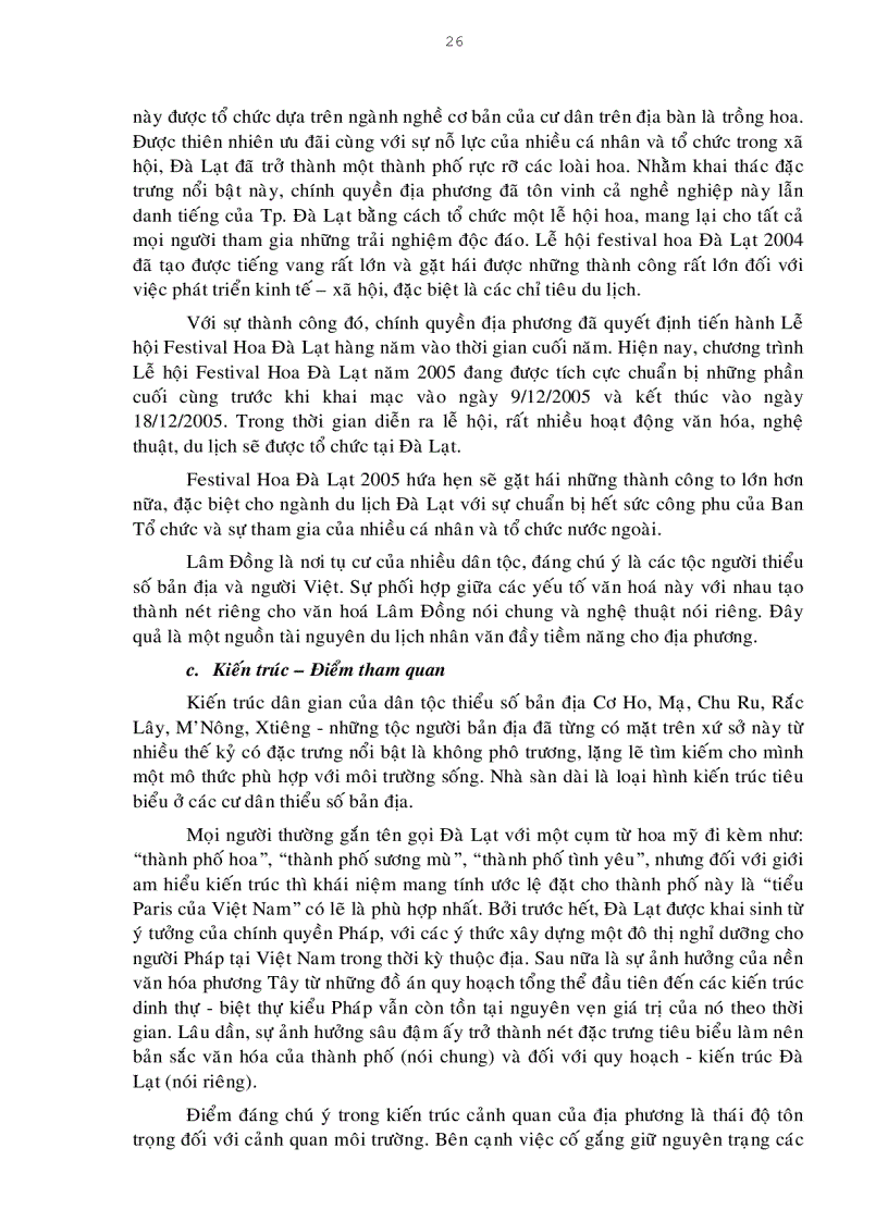 image for page Giải pháp Marketing nhằm phát triển du lịch Đà Lạt Lâm Đồng đến năm 2015