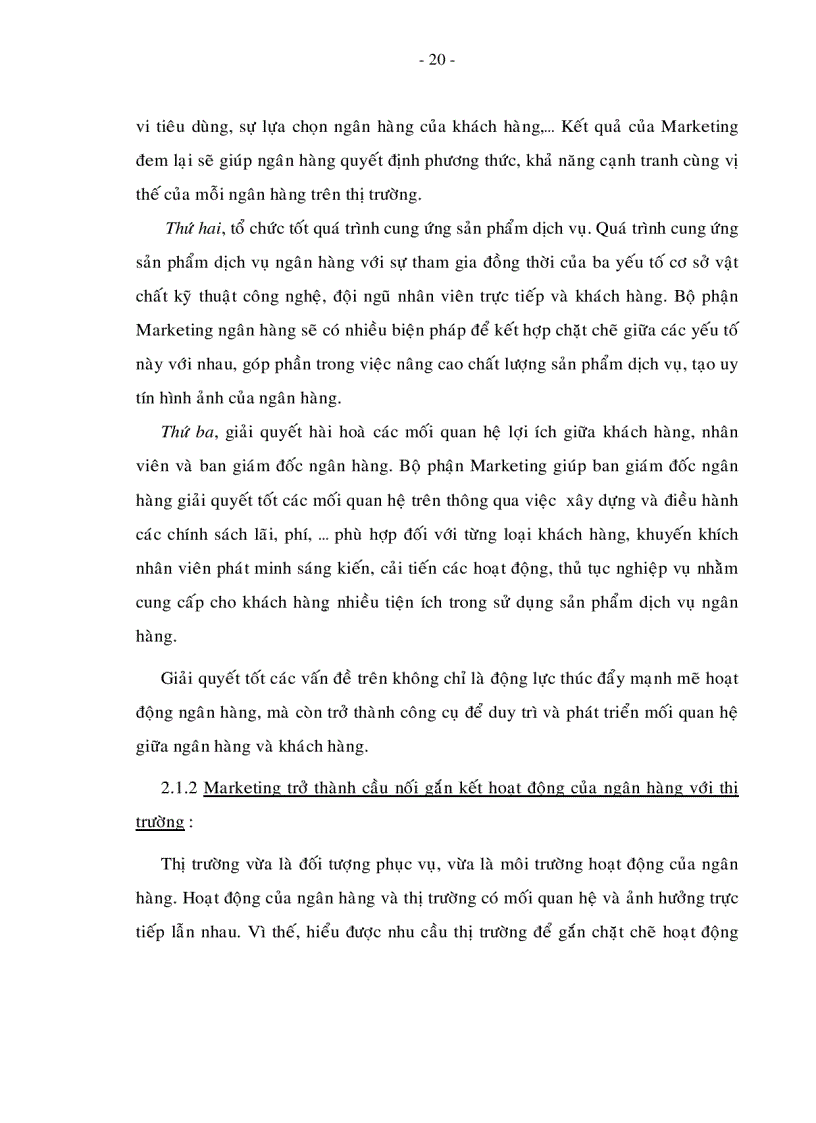 image for page Hoạt động Marketing với việc nâng cao hiệu quả hoạt động kinh doanh tại các Ngân hàng Thương mại trên địa bàn Tp HCM