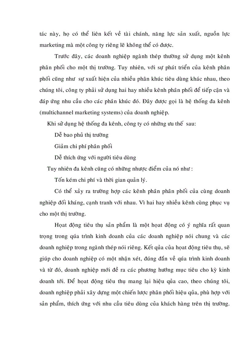 image for page Một số giải pháp nhằm nâng cao hiệu quả của hoạt động marketing trong ngành thép Việt Nam