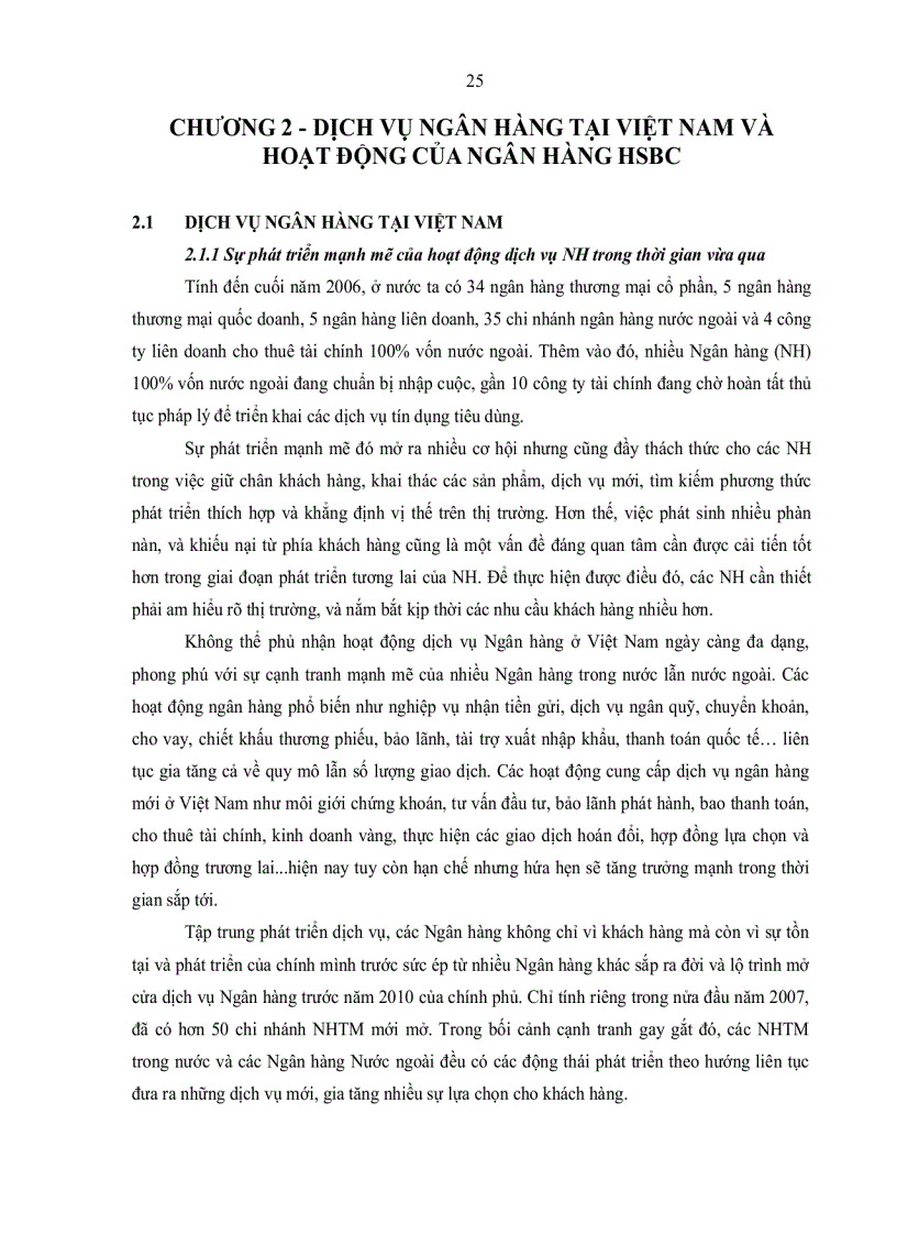 image for page Nghiên cứu sự hài lòng của khách hàng doanh nghiệp đối với sản phẩm dịch vụ Ngân hàng HSBC chi nhánh TP HCM