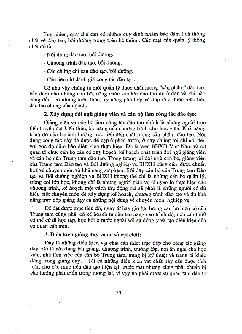 image for page Cơ sở khoa học xây dựng qui trình đào tạo phát triển nguồn nhân lực ngành bảo hiểm xã hội đến năm 2010