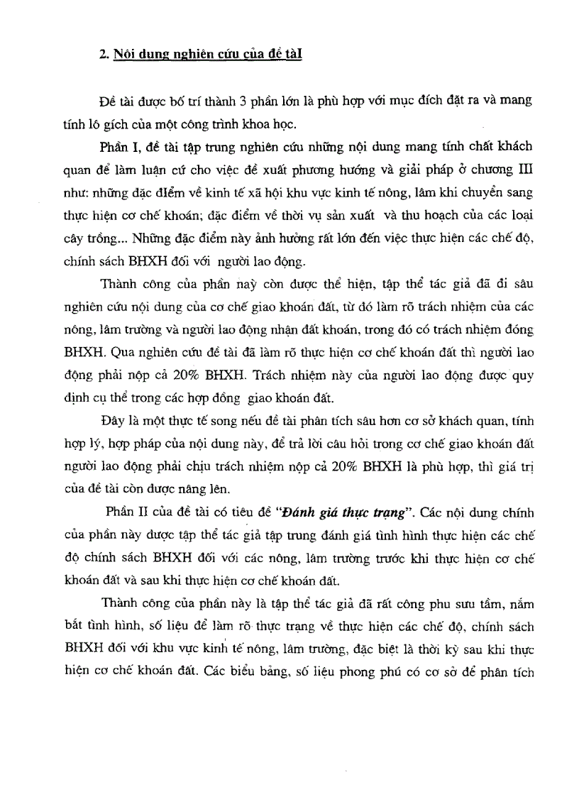 image for page Nghiên cứu chế độ chính sách bảo hiểm xã hội và phương thức thực hiện trong nông lâm trường nhà nước thực hiện cơ chế khoán đất