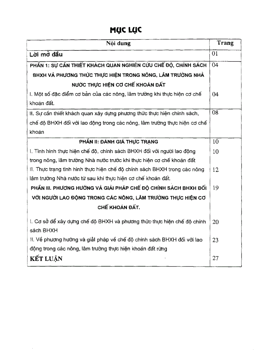 image for page Nghiên cứu chế độ chính sách bảo hiểm xã hội và phương thức thực hiện trong nông lâm trường nhà nước thực hiện cơ chế khoán đất