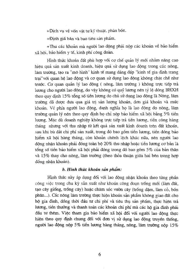 image for page Nghiên cứu chế độ chính sách bảo hiểm xã hội và phương thức thực hiện trong nông lâm trường nhà nước thực hiện cơ chế khoán đất