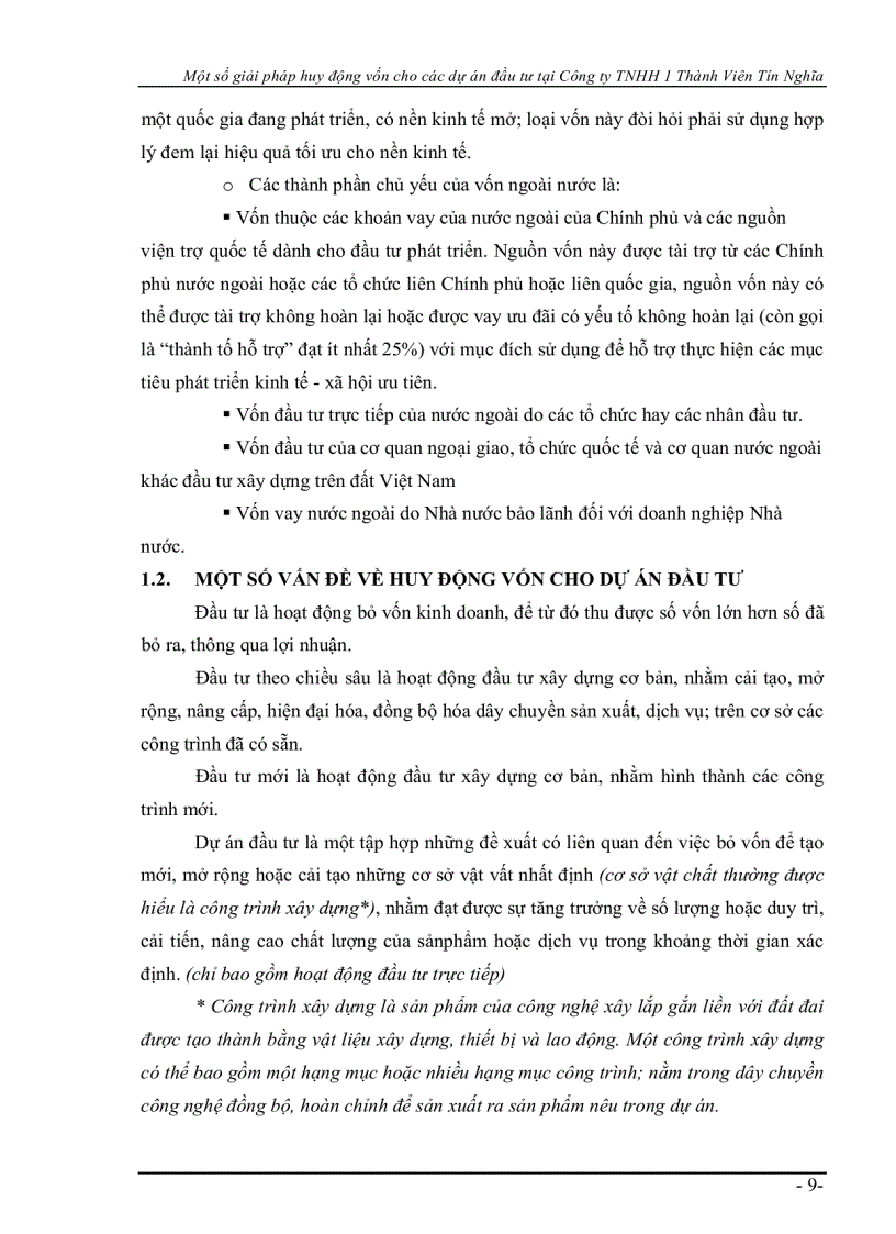 image for page Một số giải pháp huy động vốn cho các dự án đầu tư của các công ty TNHH một thành viên Tín Nghĩa đến năm 2015
