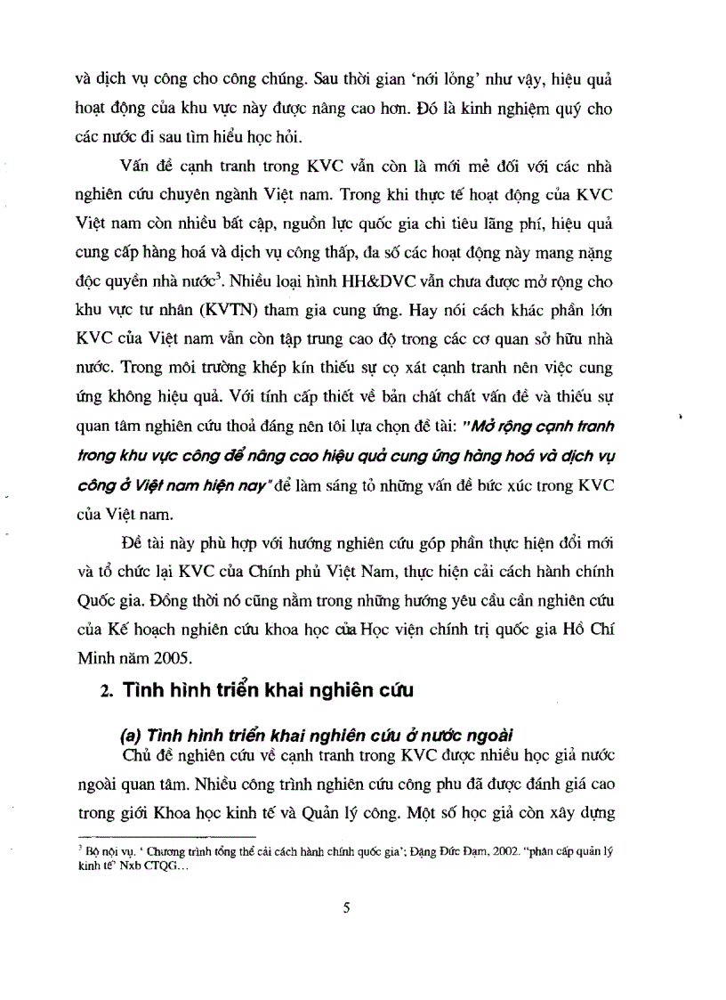 image for page Mở rộng cạnh tranh trong khu vực công để nâng cao hiệu quả cung ứng hàng hóa và dịch vụ công ở Việt Nam hiện nay