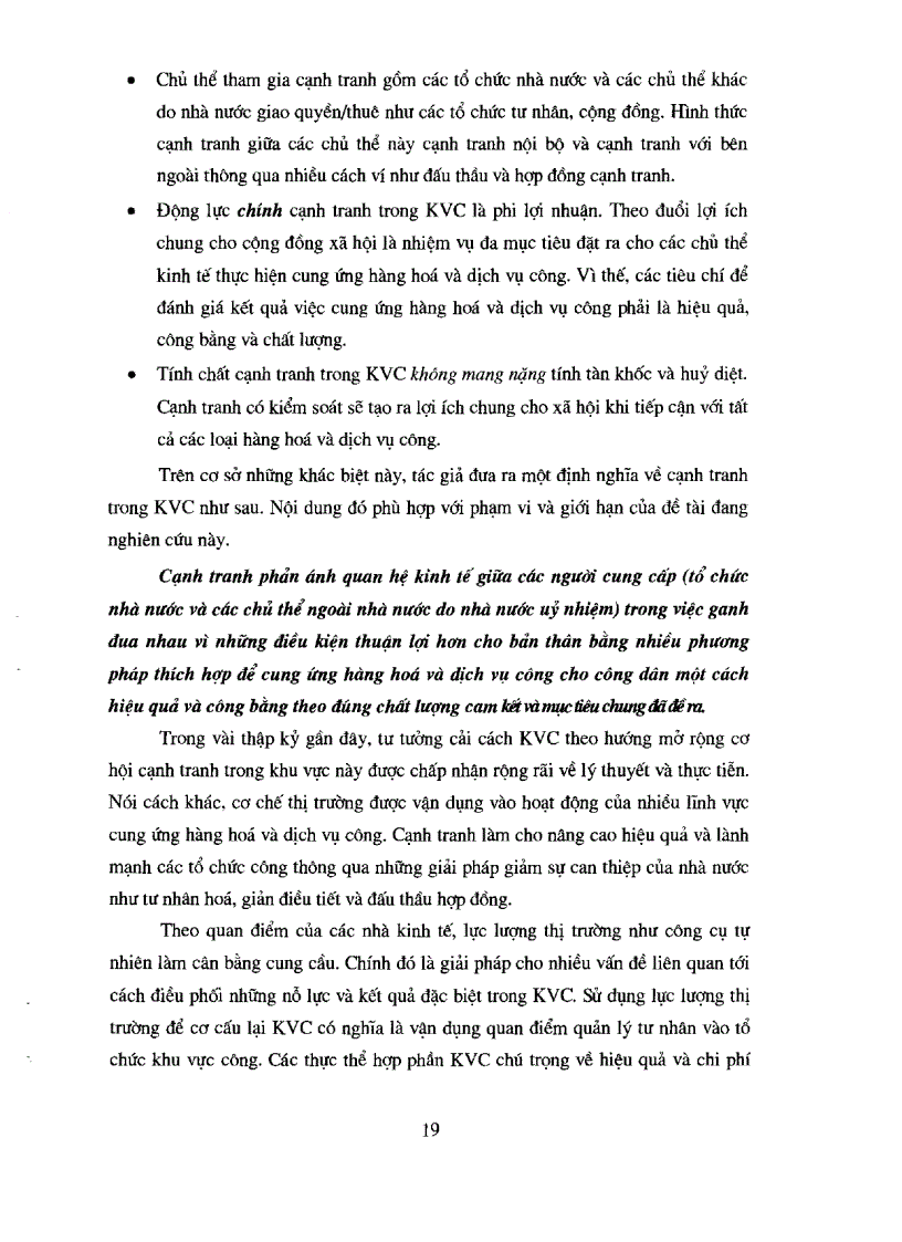 image for page Mở rộng cạnh tranh trong khu vực công để nâng cao hiệu quả cung ứng hàng hóa và dịch vụ công ở Việt Nam hiện nay
