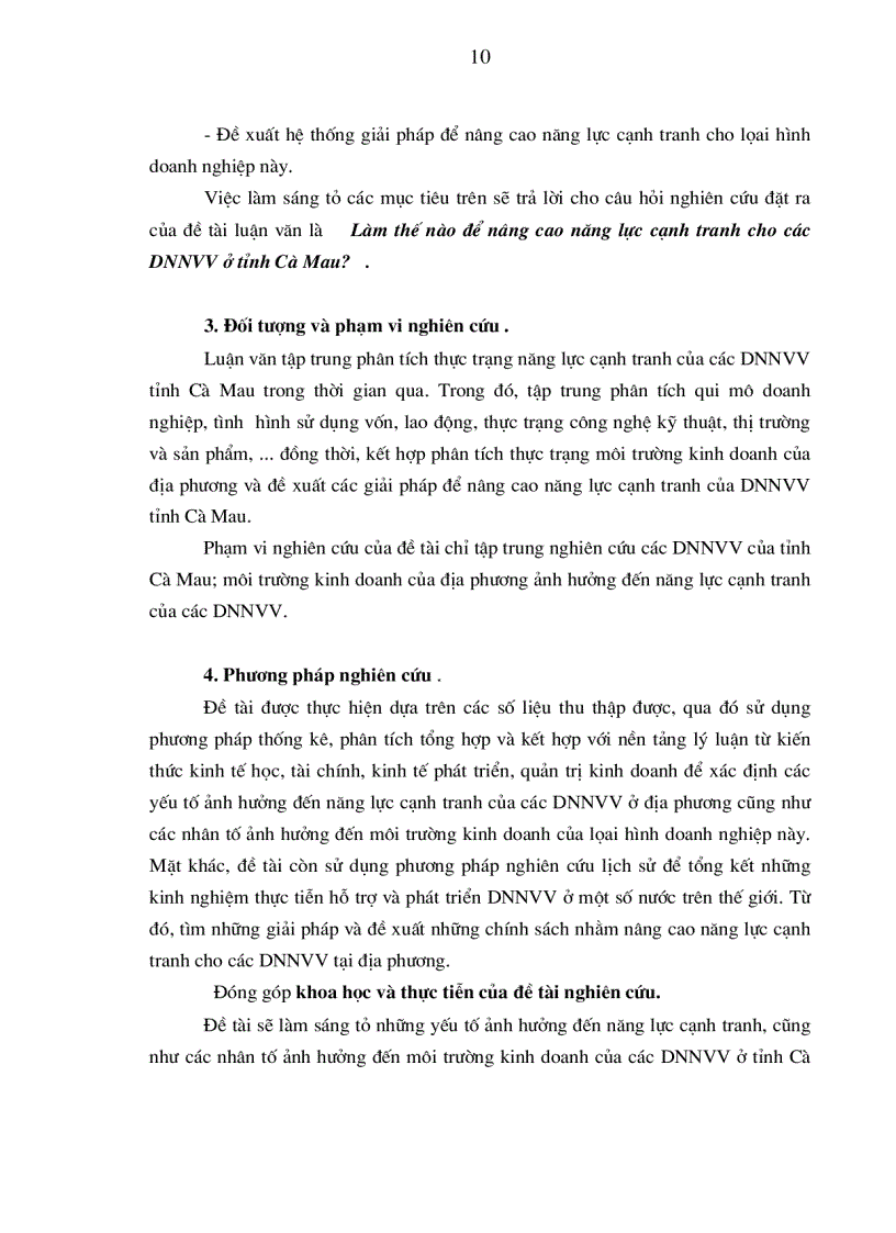 image for page Năng lực cạnh tranh của doanh nghiệp nhỏ và vừa tỉnh Cà Mau thực trạng và giải pháp