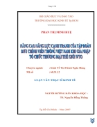 Nâng cao năng lực cạnh tranh của tập đoàn Bưu chính viễn thông Việt Nam khi gia nhập tổ chức thương mại thế giới WTO