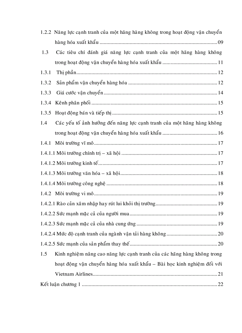 image for page Nâng cao năng lực cạnh tranh của Việt Nam Airlines trong hoạt động vận chuyển hàng hóa xuất khẩu