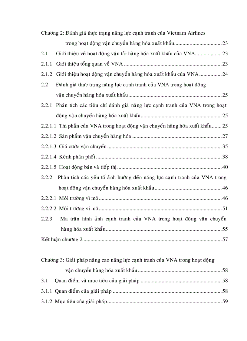 image for page Nâng cao năng lực cạnh tranh của Việt Nam Airlines trong hoạt động vận chuyển hàng hóa xuất khẩu