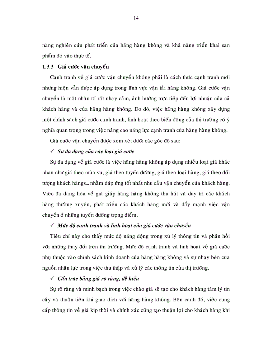 image for page Nâng cao năng lực cạnh tranh của Việt Nam Airlines trong hoạt động vận chuyển hàng hóa xuất khẩu