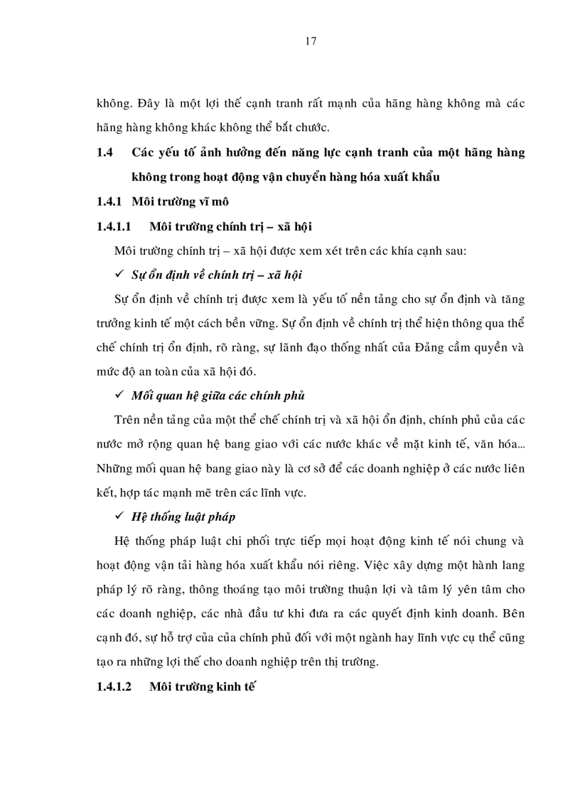 image for page Nâng cao năng lực cạnh tranh của Việt Nam Airlines trong hoạt động vận chuyển hàng hóa xuất khẩu