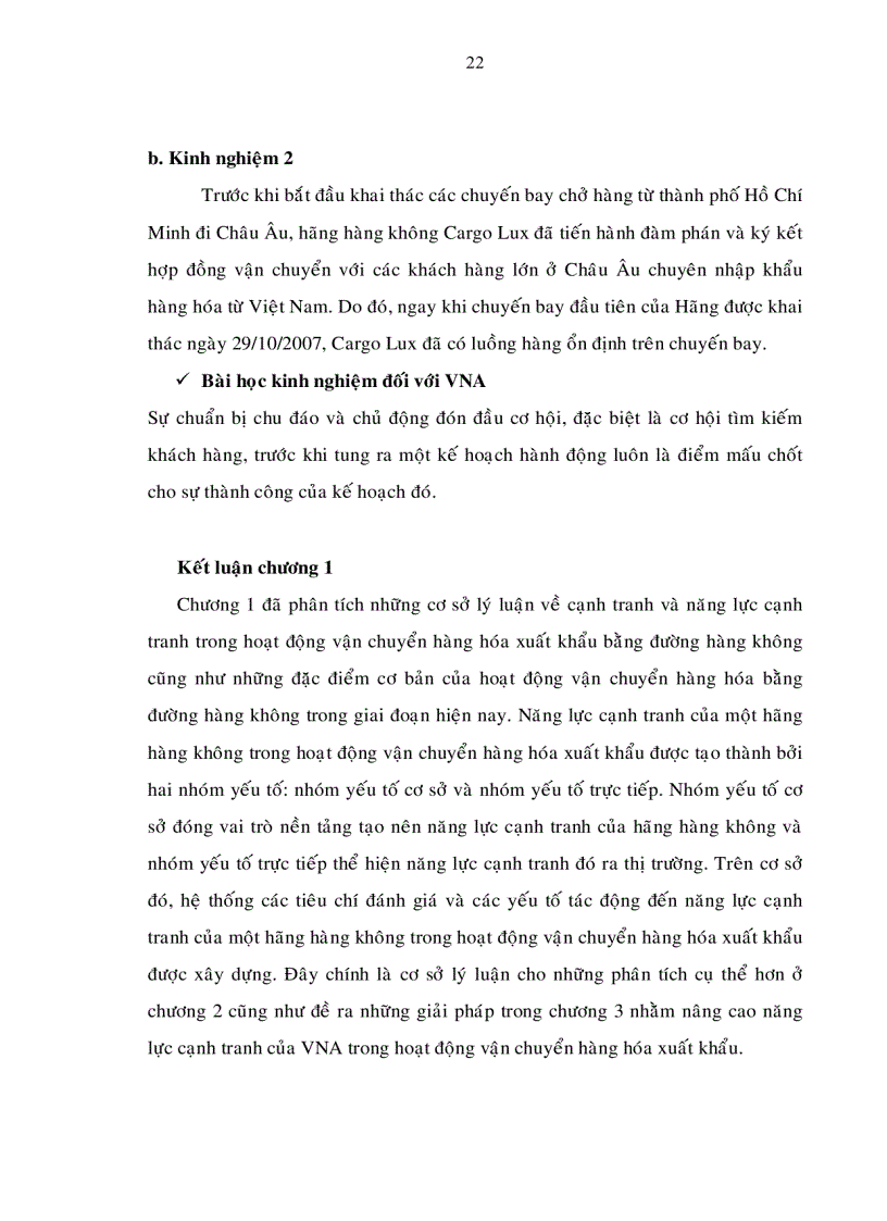 image for page Nâng cao năng lực cạnh tranh của Việt Nam Airlines trong hoạt động vận chuyển hàng hóa xuất khẩu