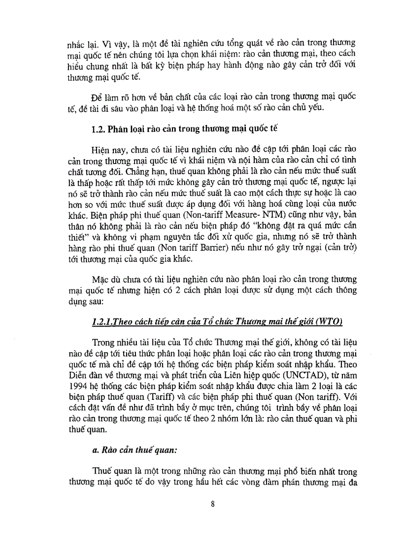image for page Nghiên cứu các rào cản trong thương mại quốc tế và đề xuất các giải pháp đối với Việt Nam