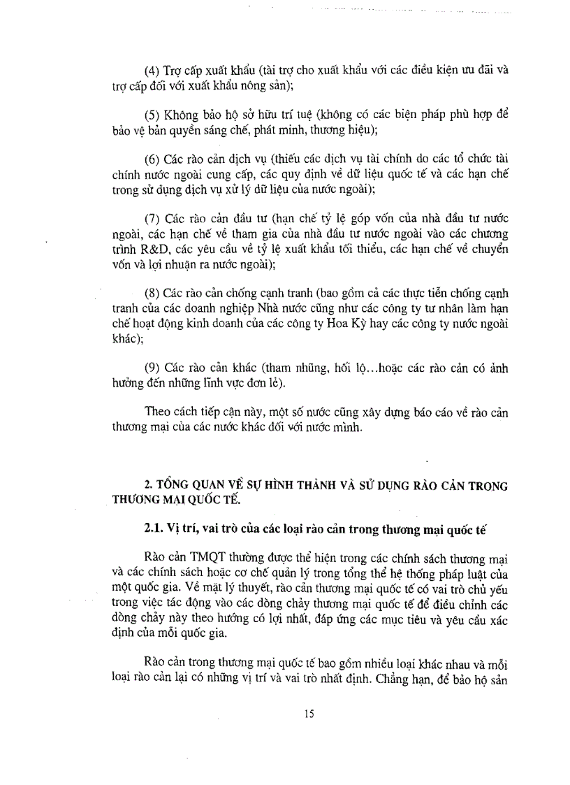 image for page Nghiên cứu các rào cản trong thương mại quốc tế và đề xuất các giải pháp đối với Việt Nam