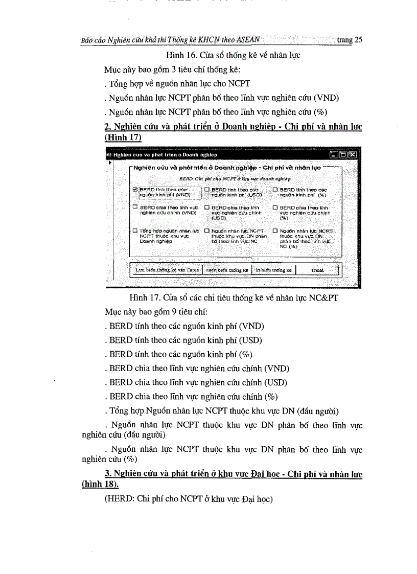 image for page Nghiên cứu khả thi xây dựng cơ sở dữ liệu tiêu chí thống kê khoa học và công nghệ theo yêu cầu cảu ASEAN