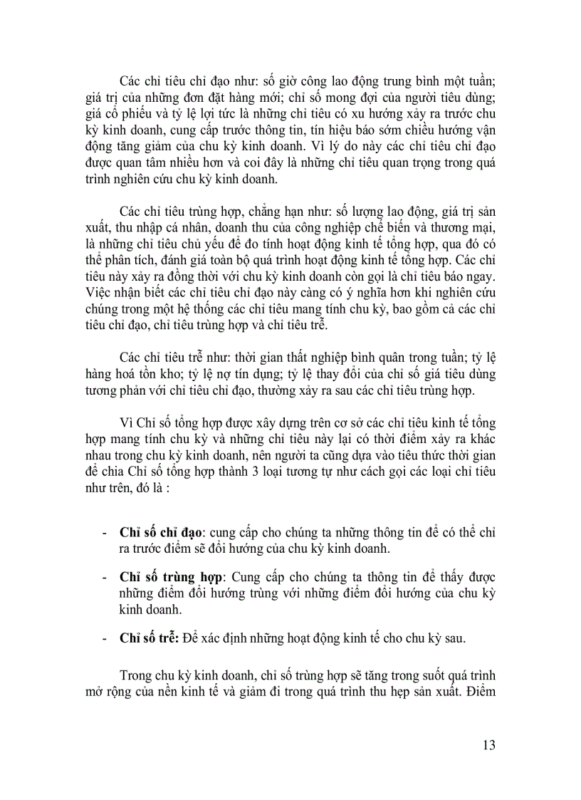 image for page Nghiên cứu phương pháp tính một số chỉ tiêu tổng hợp phản ánh chu kỳ kinh doanh và khả năng ứng dụng của Việt Nam