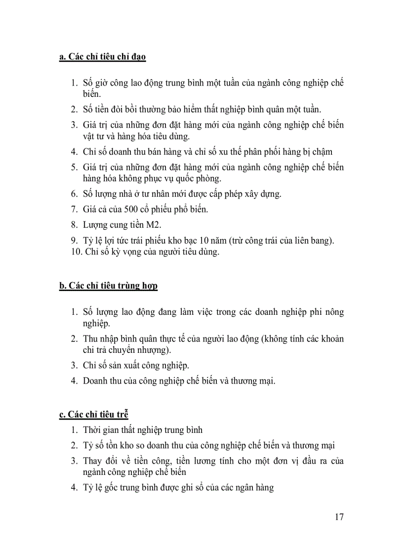 image for page Nghiên cứu phương pháp tính một số chỉ tiêu tổng hợp phản ánh chu kỳ kinh doanh và khả năng ứng dụng của Việt Nam