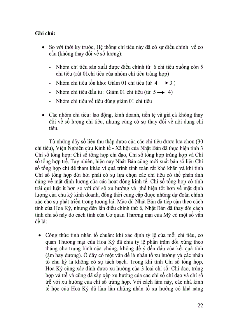 image for page Nghiên cứu phương pháp tính một số chỉ tiêu tổng hợp phản ánh chu kỳ kinh doanh và khả năng ứng dụng của Việt Nam