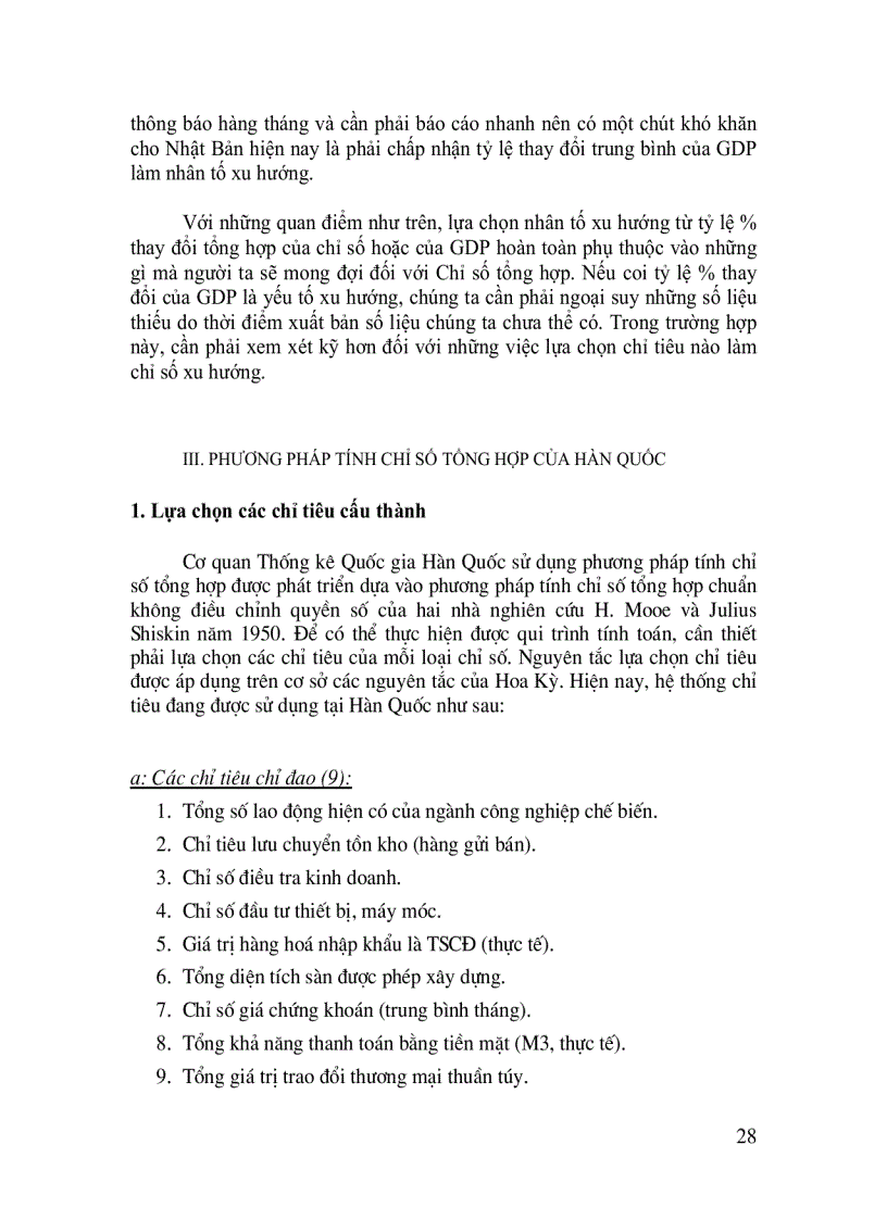 image for page Nghiên cứu phương pháp tính một số chỉ tiêu tổng hợp phản ánh chu kỳ kinh doanh và khả năng ứng dụng của Việt Nam