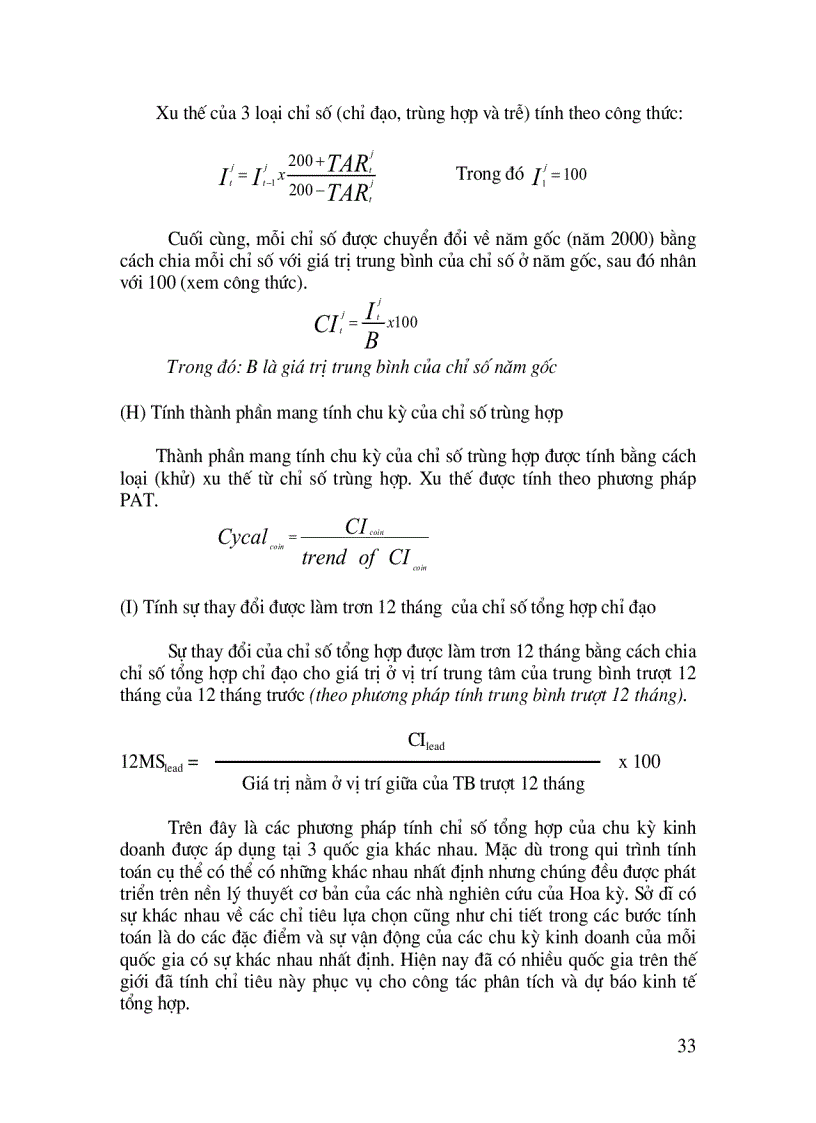 image for page Nghiên cứu phương pháp tính một số chỉ tiêu tổng hợp phản ánh chu kỳ kinh doanh và khả năng ứng dụng của Việt Nam