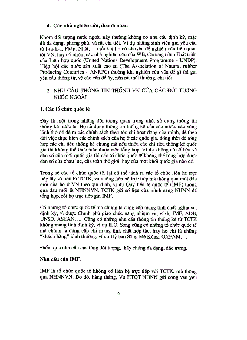 image for page Nghiên cứu xác định nội dung thông tin và hình thức cung cấp thông tin thống kê phục vụ yêu cầu hợp tác quốc tế