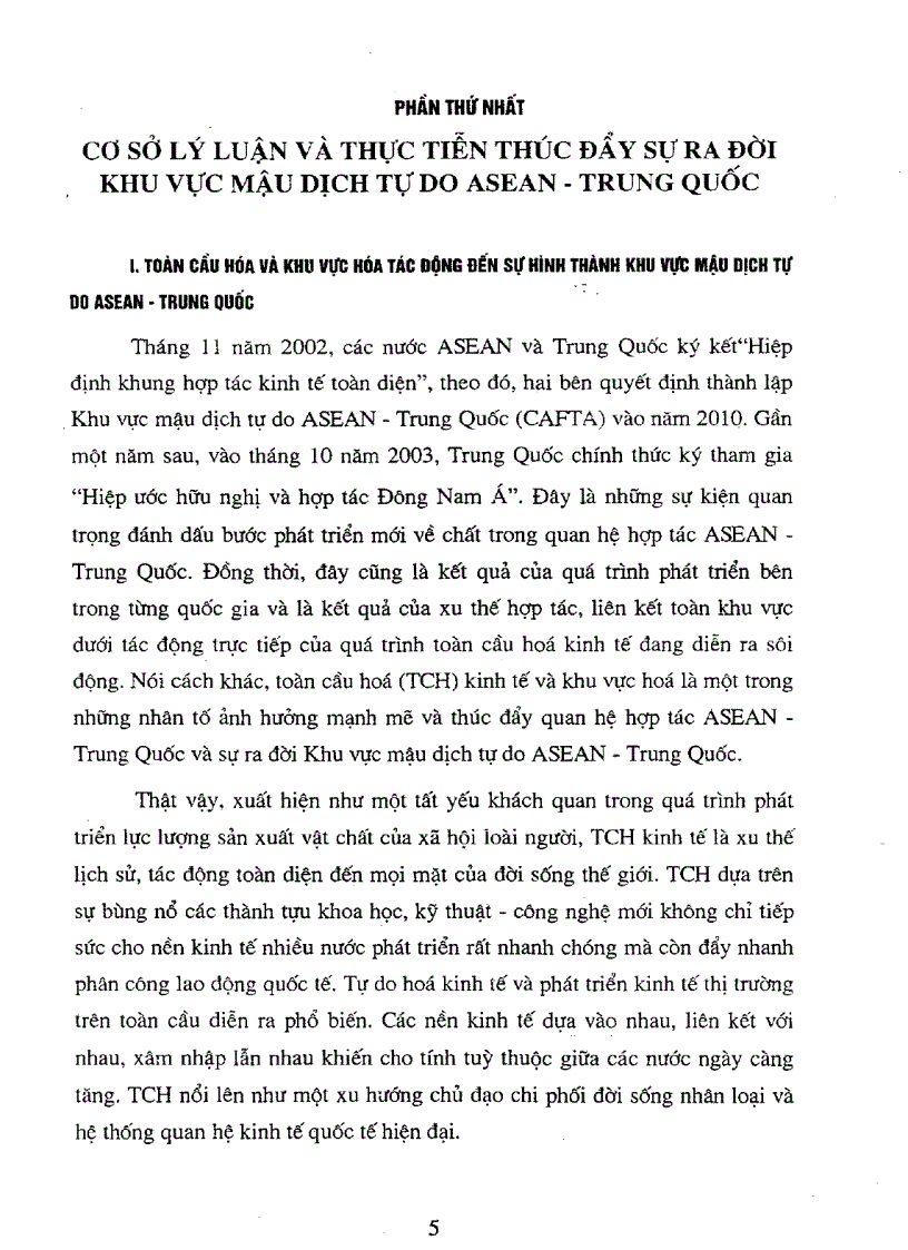 image for page Khu vực mậu dịch tự do ASEAN Trung Quốc