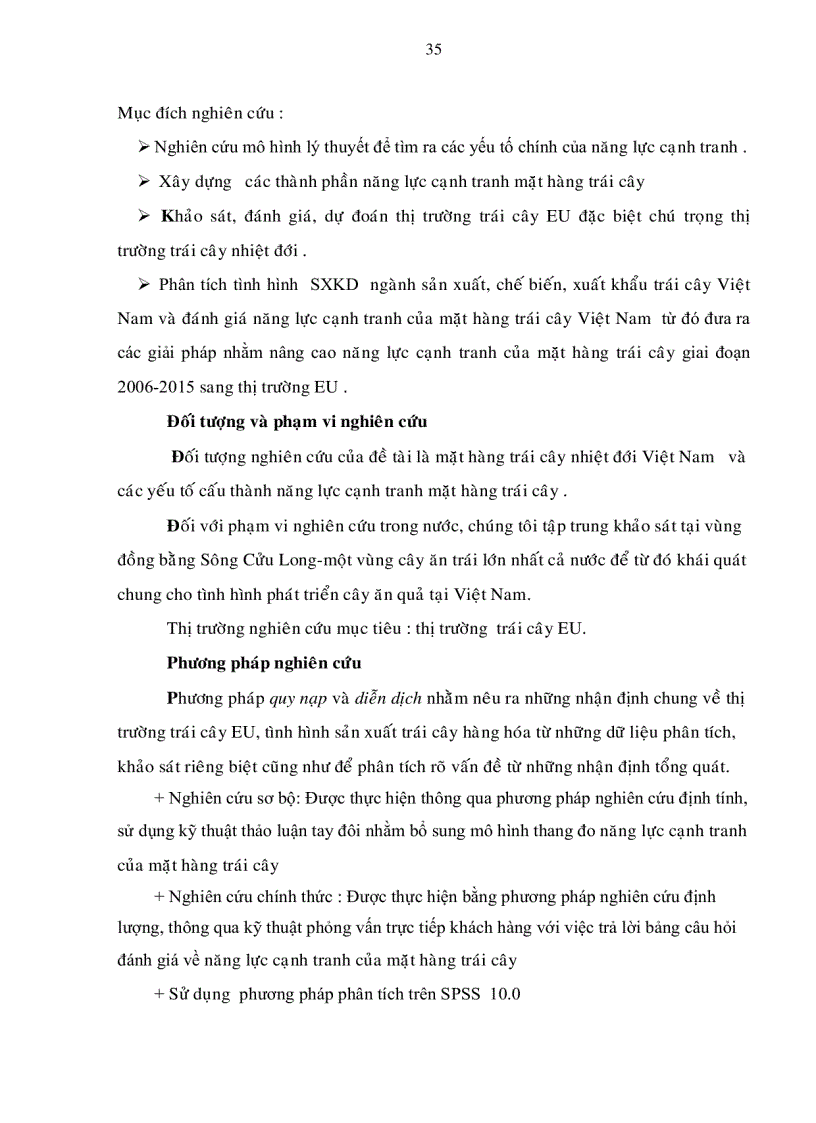 image for page Các giải pháp nâng cao năng lực cạnh tranh của mặt hàng trái cây xuất khẩu của Việt Nam sang thị trường EU giai đoạn 2006 2015
